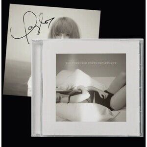 Taylor Swift The Tortured Poets Department Signed CD Manuscript READY TO SHIP